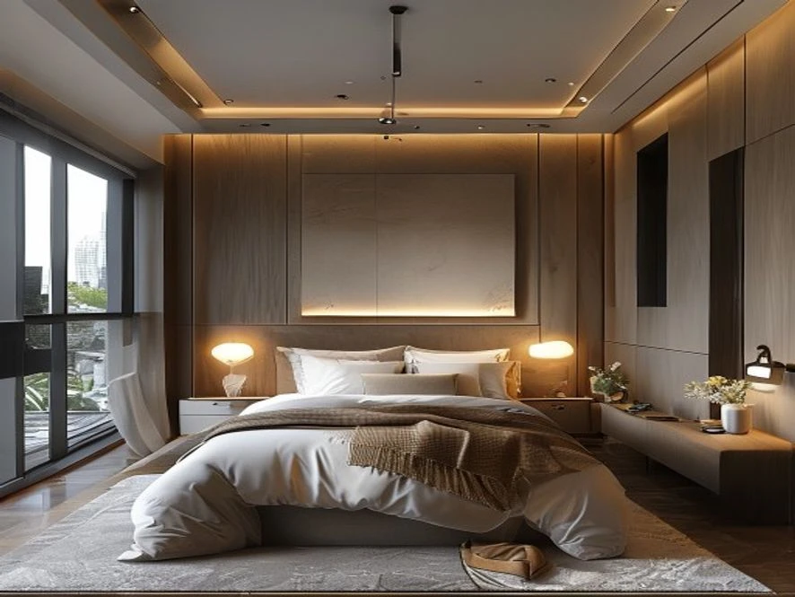 Phong cách hiện đại phòng ngủ 20m2 đẹp