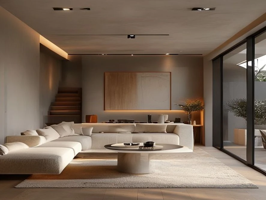 Phong cách hiện đại tối giản trong thiết kế nội thất phòng khách 40m2