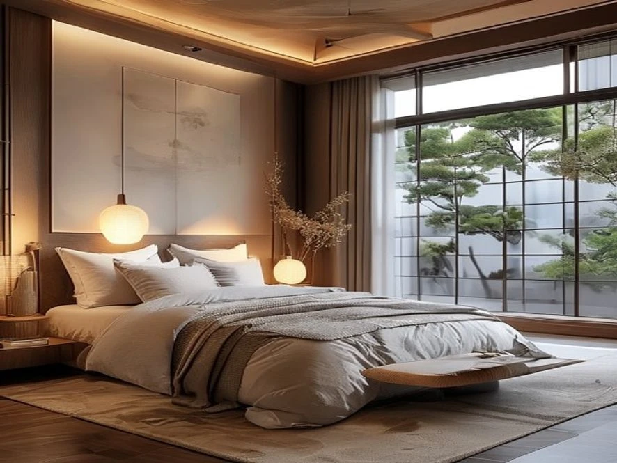 Phong cách Japandi tinh tế cho nội thất phòng ngủ 16m2
