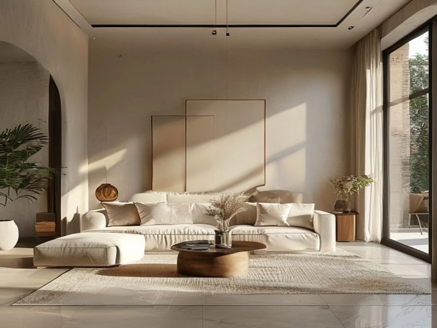 phong cách minimalism mẫu nội thất phòng khách 15m2 đẹp