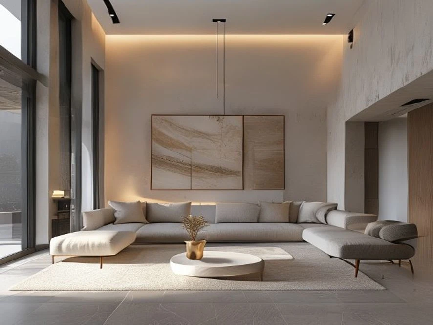 Phong cách Minimalism tối giản cho thiết kế nội thất phòng khách 30m2