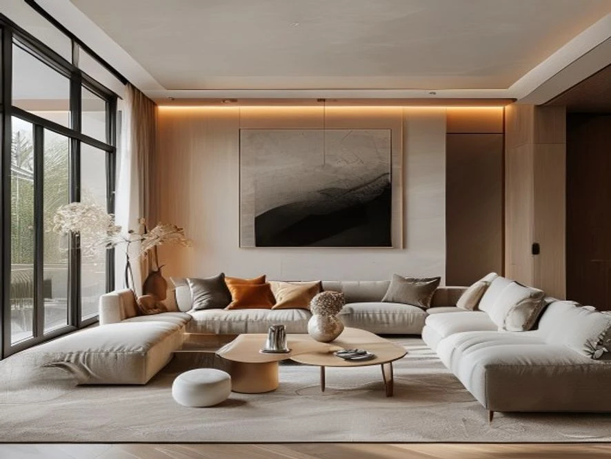 Phong cách Minimalist mẫu nội thất phòng khách 30m2 đẹp