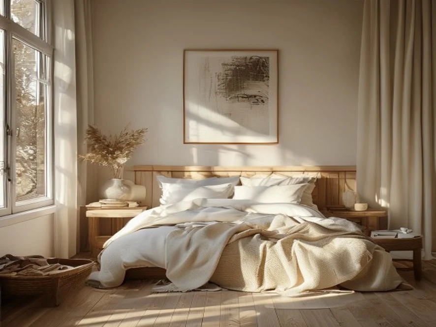 Phong cách Scandinavian ấm áp mang lại cảm giác thư thái cho giấc ngủ