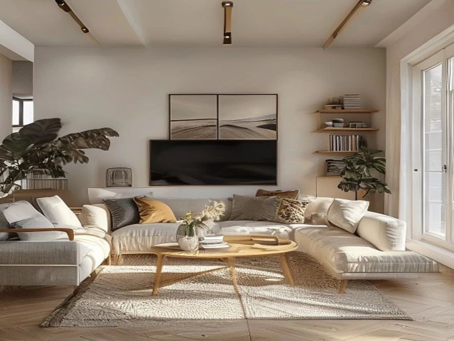 Phong cách Scandinavian Bắc Âu cho thiết kế nội thất phòng khách 30m2