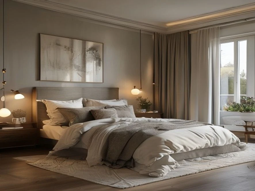 Phong cách Scandinavian Bắc Âu tinh tế cho phòng ngủ 30m2