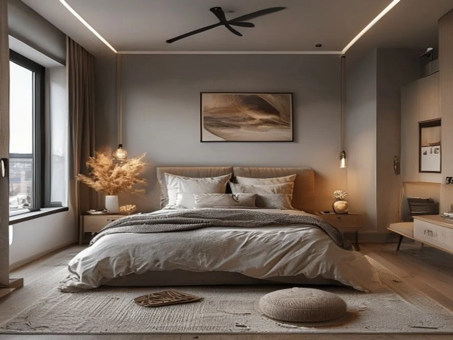 Phong cách Scandinavian cho nội thất phòng ngủ 9m2