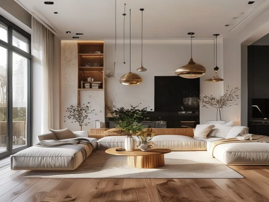 phong cách scandinavian mẫu nội thất phòng khách 15m2 đẹp