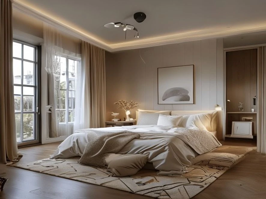 Phong cách Scandinavian phù hợp thiết kế nội thất phòng ngủ 9m2