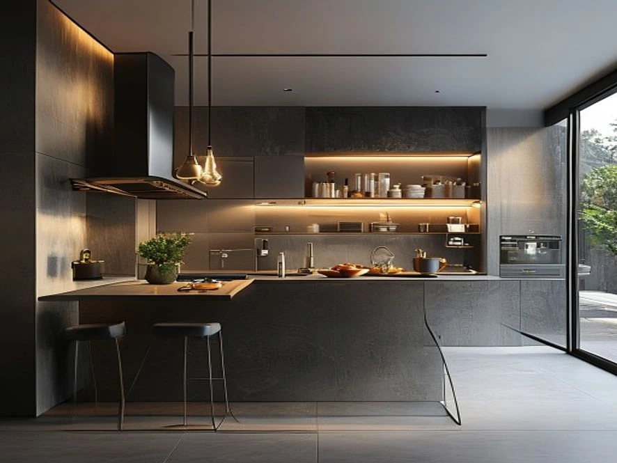 Phong cách thiết kế bếp 15m2 hiện đại