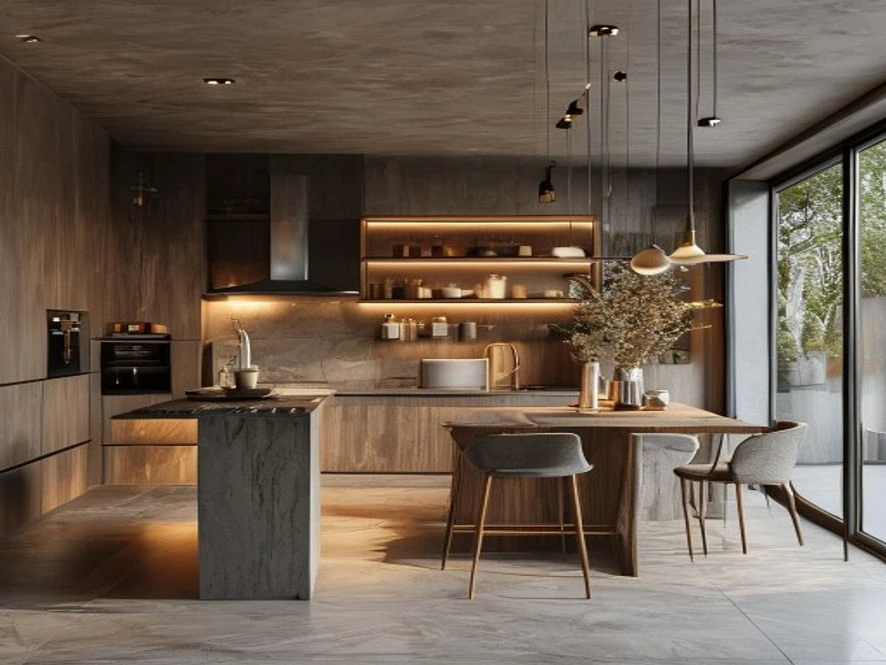 Phong cách thiết kế nội thất phòng bếp 10m2 Bắc Âu