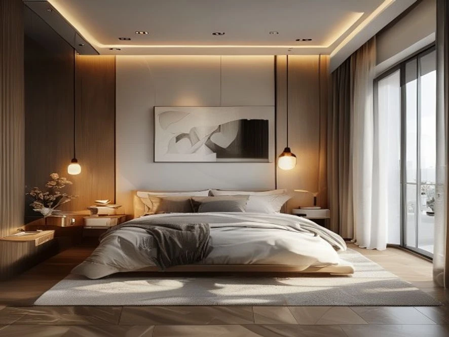 Phong cách thiết kế tối giản cho phòng ngủ 30m2