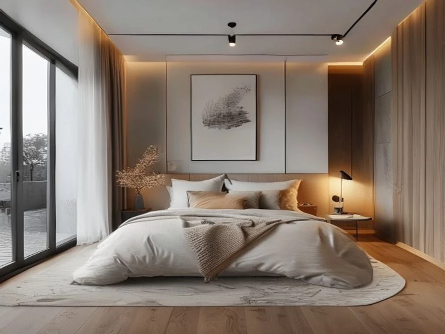 Phong cách tối giản cho nội thất phòng ngủ 15m2