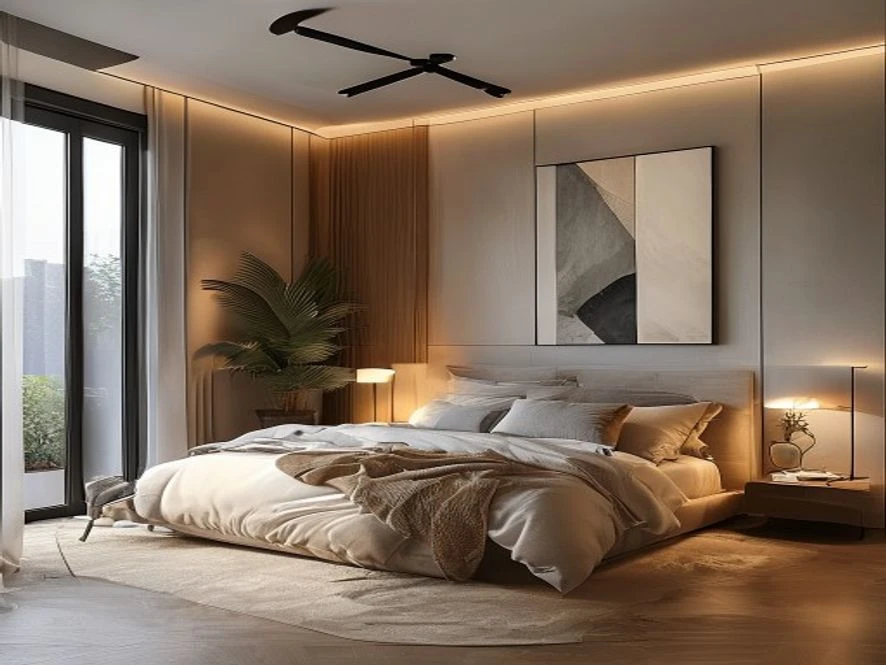 Phong cách tối giản cho thiết kế nội thất phòng ngủ 25m2