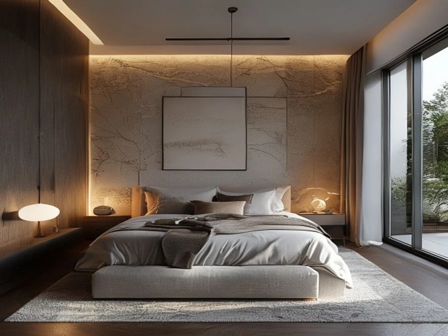 Phong cách tối giản cho thiết kế nội thất phòng ngủ 9m2