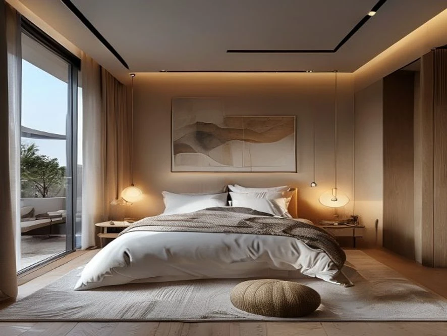 Phong cách tối giản phòng ngủ 10m2 hiện đại
