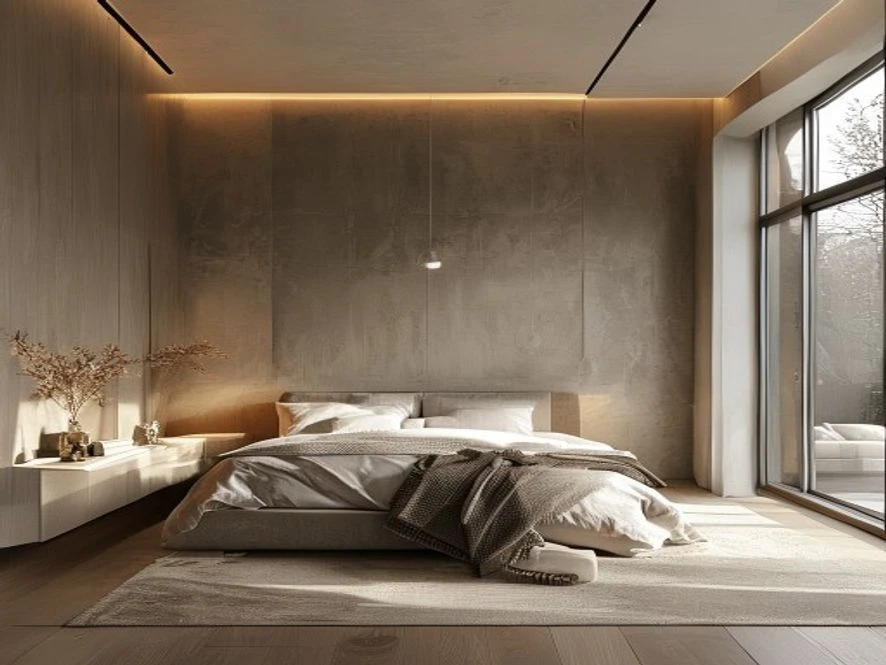 Phong cách tối giản phòng ngủ 20m2
