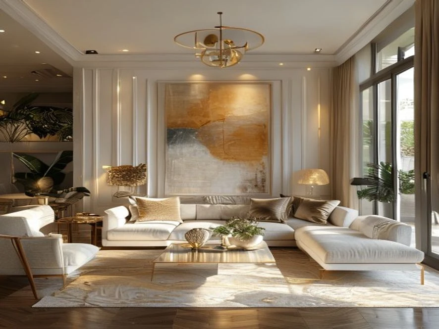 Phòng khách 15m2 với thiết kế thẩm mỹ cao