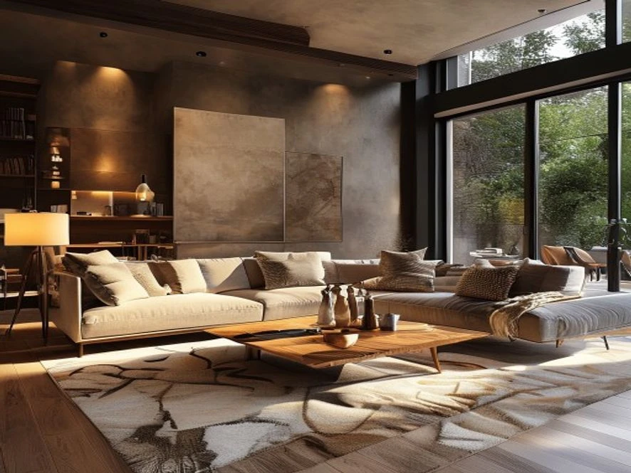 phòng khách 20m2 tiết kiệm chi phí dài hạn với nội thất bền đẹp