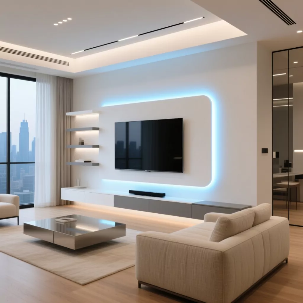 Mẫu phòng khách nhỏ đẹp phong cách hiện đại
