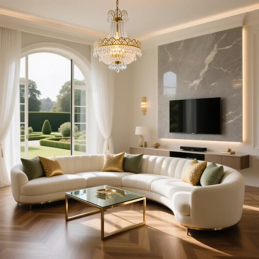 Bố trí sofa cho phòng khách nhỏ xinh