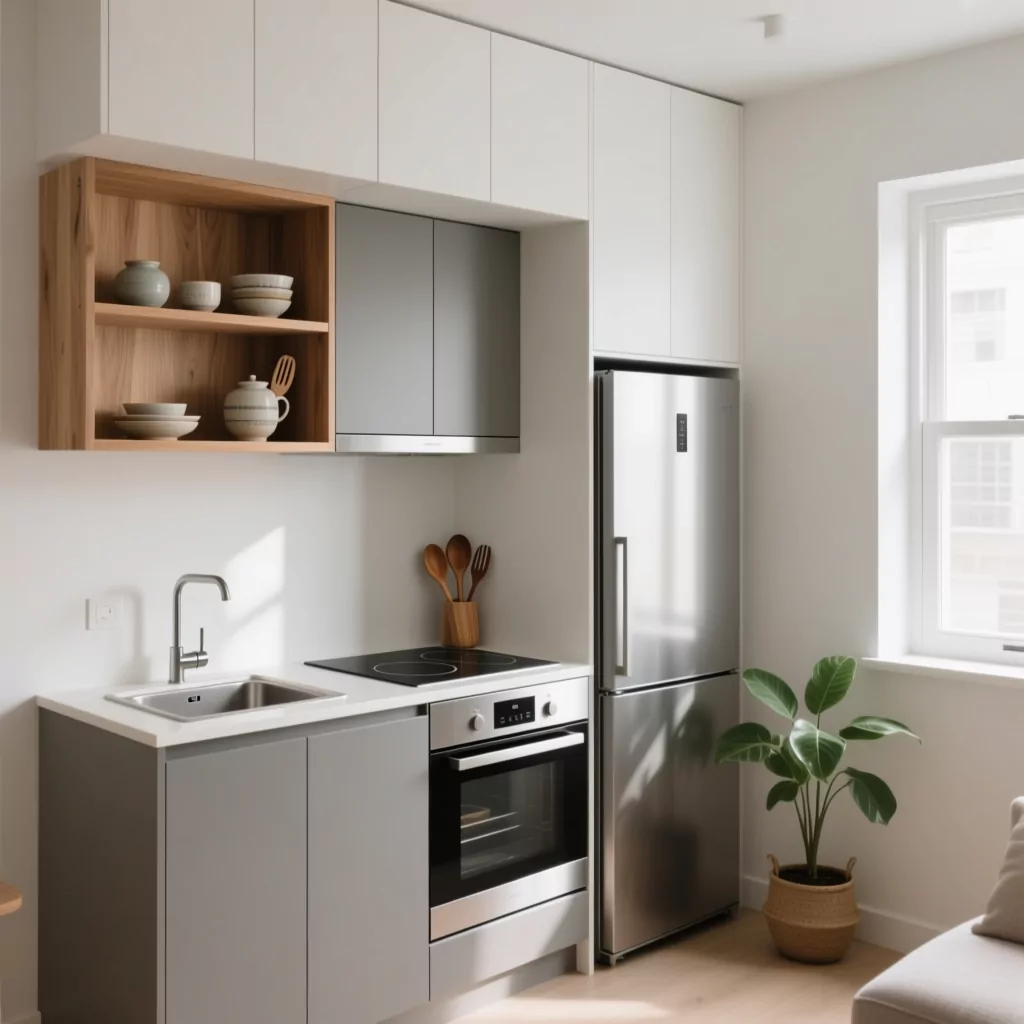 Phòng khách nhỏ tối giản hiện đại