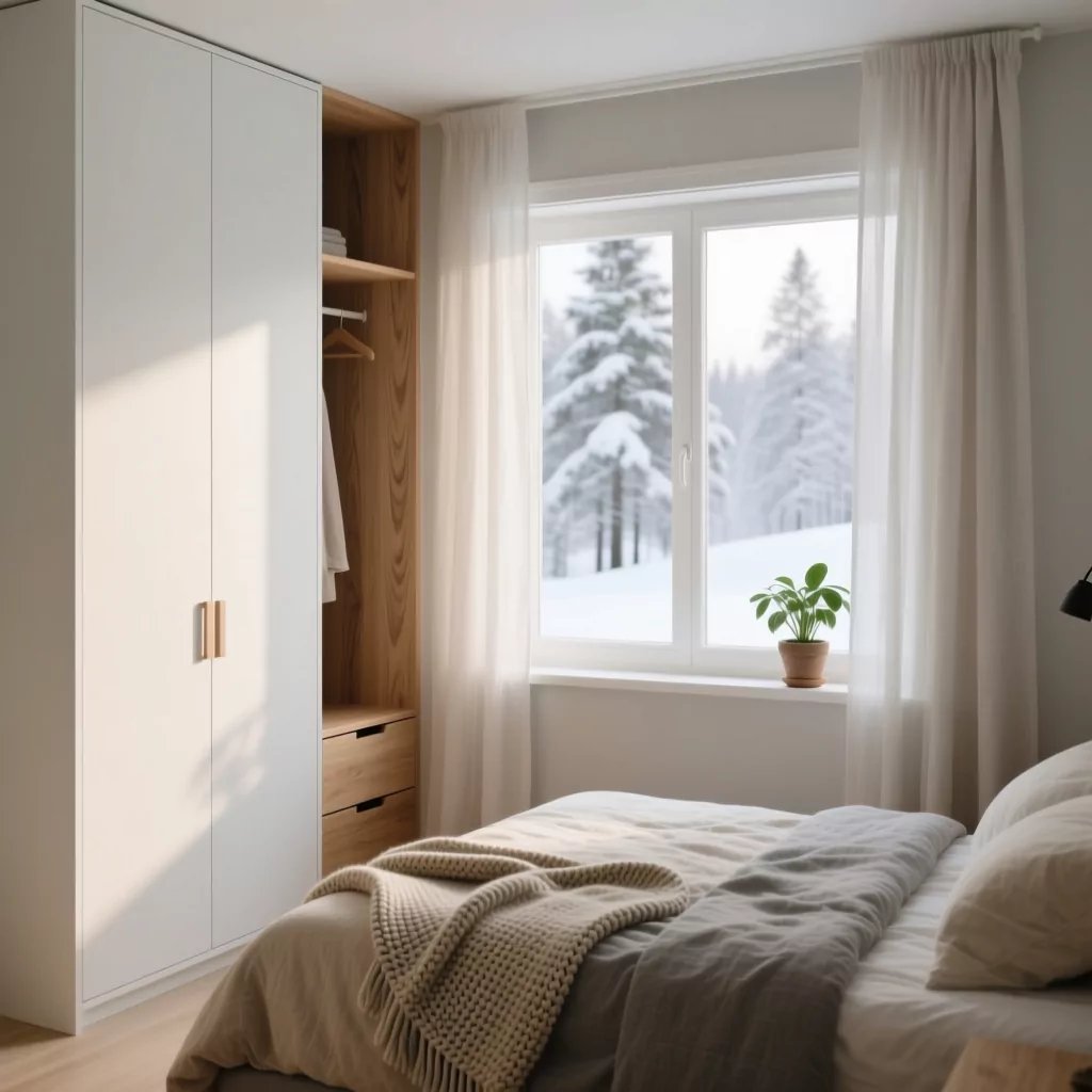 Thiết kế phòng khách nhỏ phong cách Scandinavian