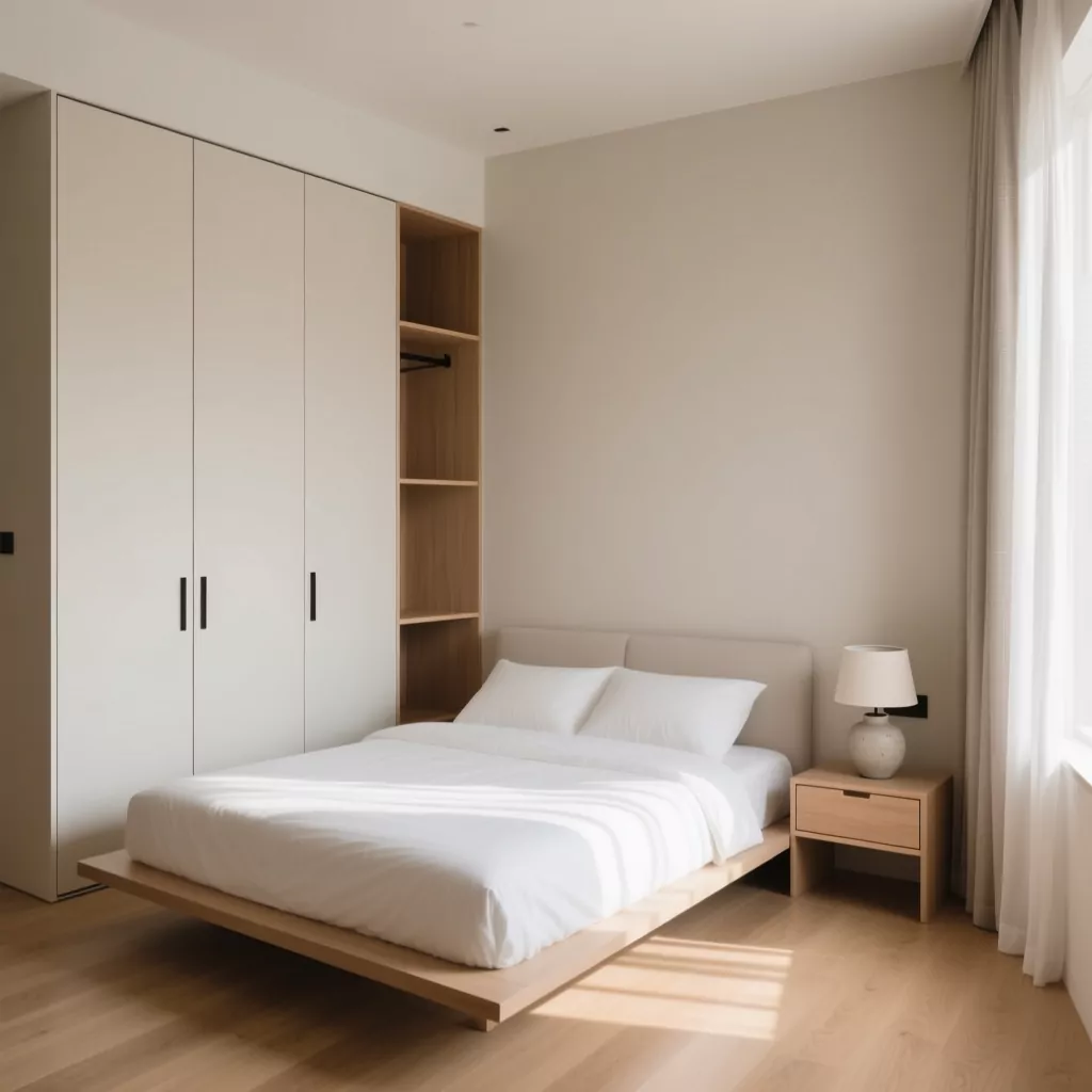 Vật liệu gỗ công nghiệp cho phòng ngủ đơn giản mà đẹp