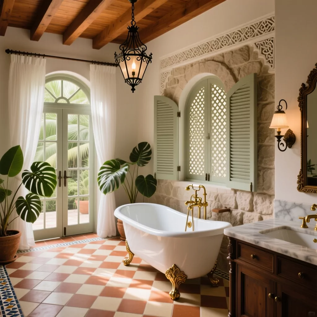 Thiết kế phòng ngủ hiện đại sang trọng phong cách Indochine