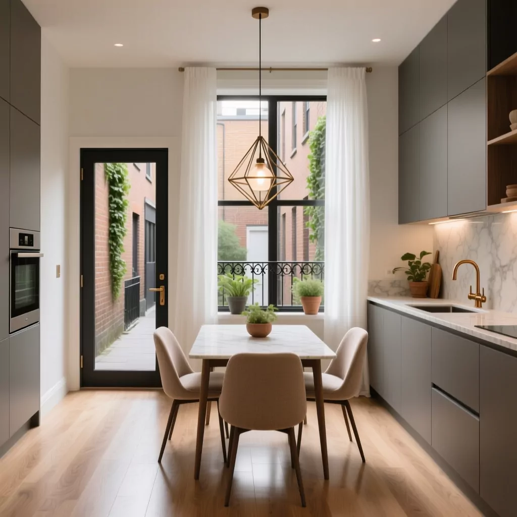 Vật liệu terrazzo và gỗ trong phòng ngủ phong cách indochine