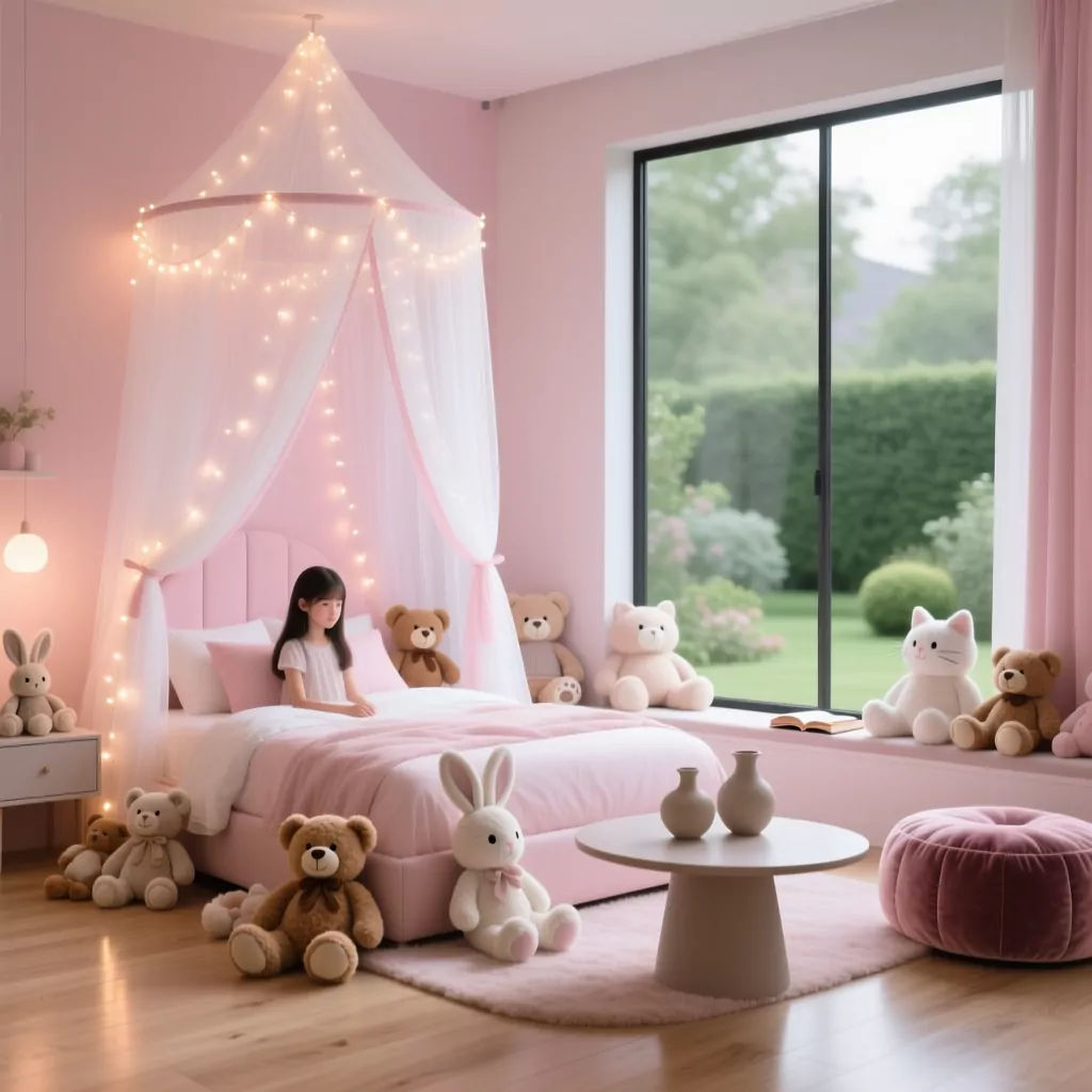Phòng ngủ đông dương hướng sân vườn sinh thái