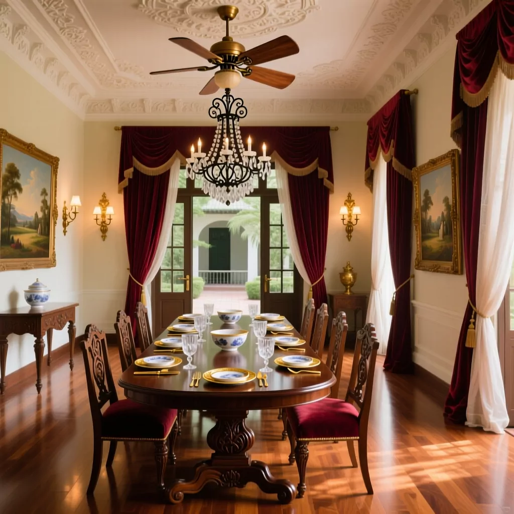 Thiết kế phòng ngủ master phong cách Đông Dương sang trọng