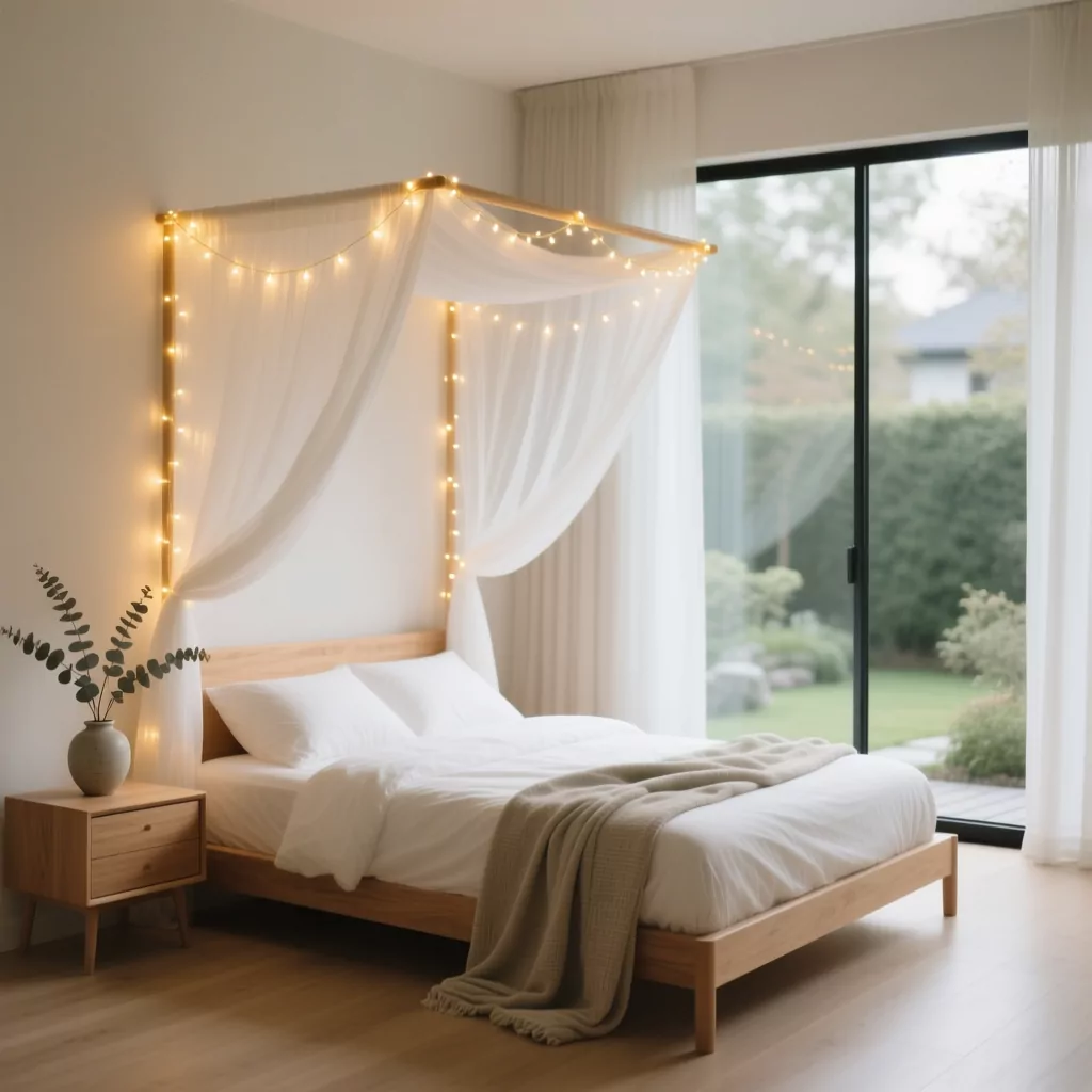 Nội thất phòng ngủ master hiện đại tối giản