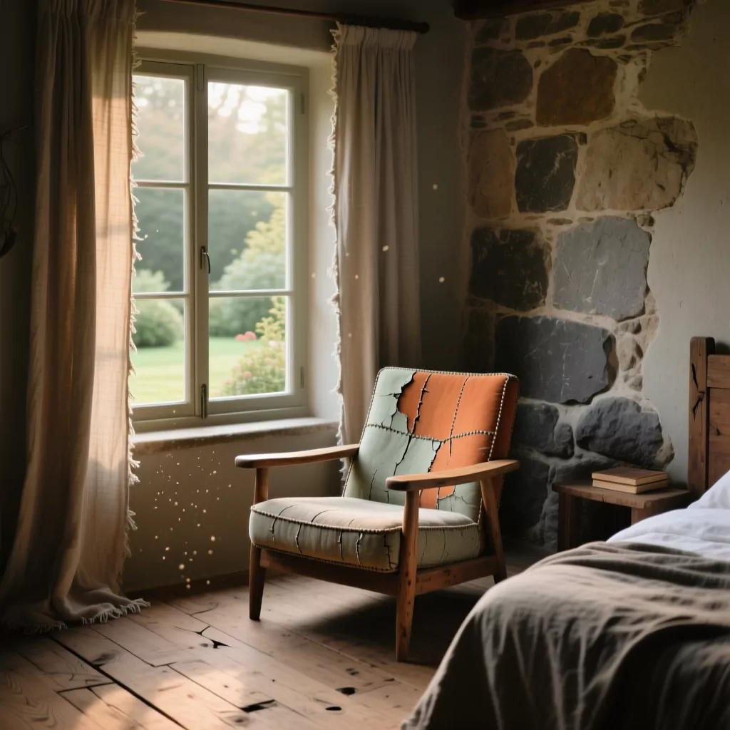 Vẻ đẹp mộc mạc của phòng ngủ Wabi Sabi