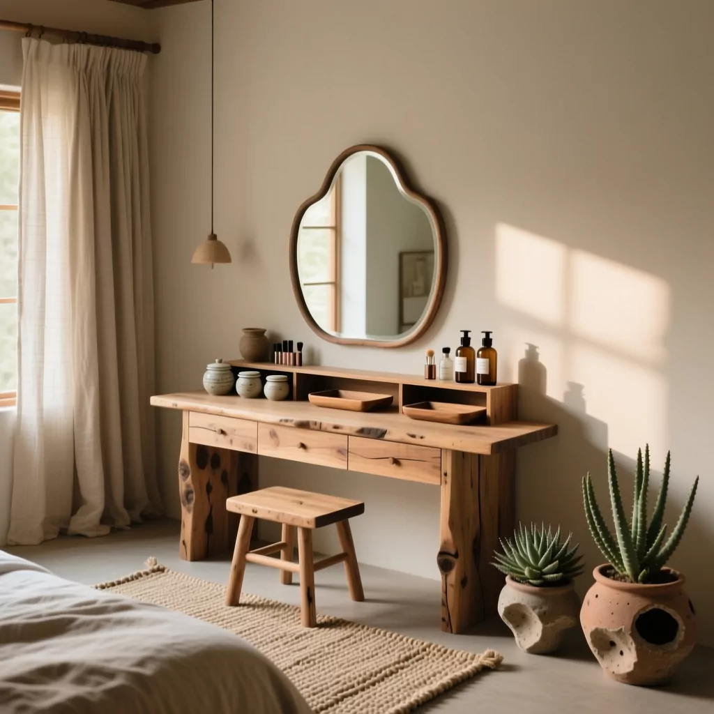 Phòng ngủ nhỏ thông minh phong cách Wabi Sabi tối giản