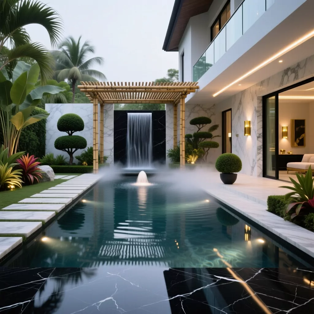 Không gian phòng khách biệt thự sang trọng