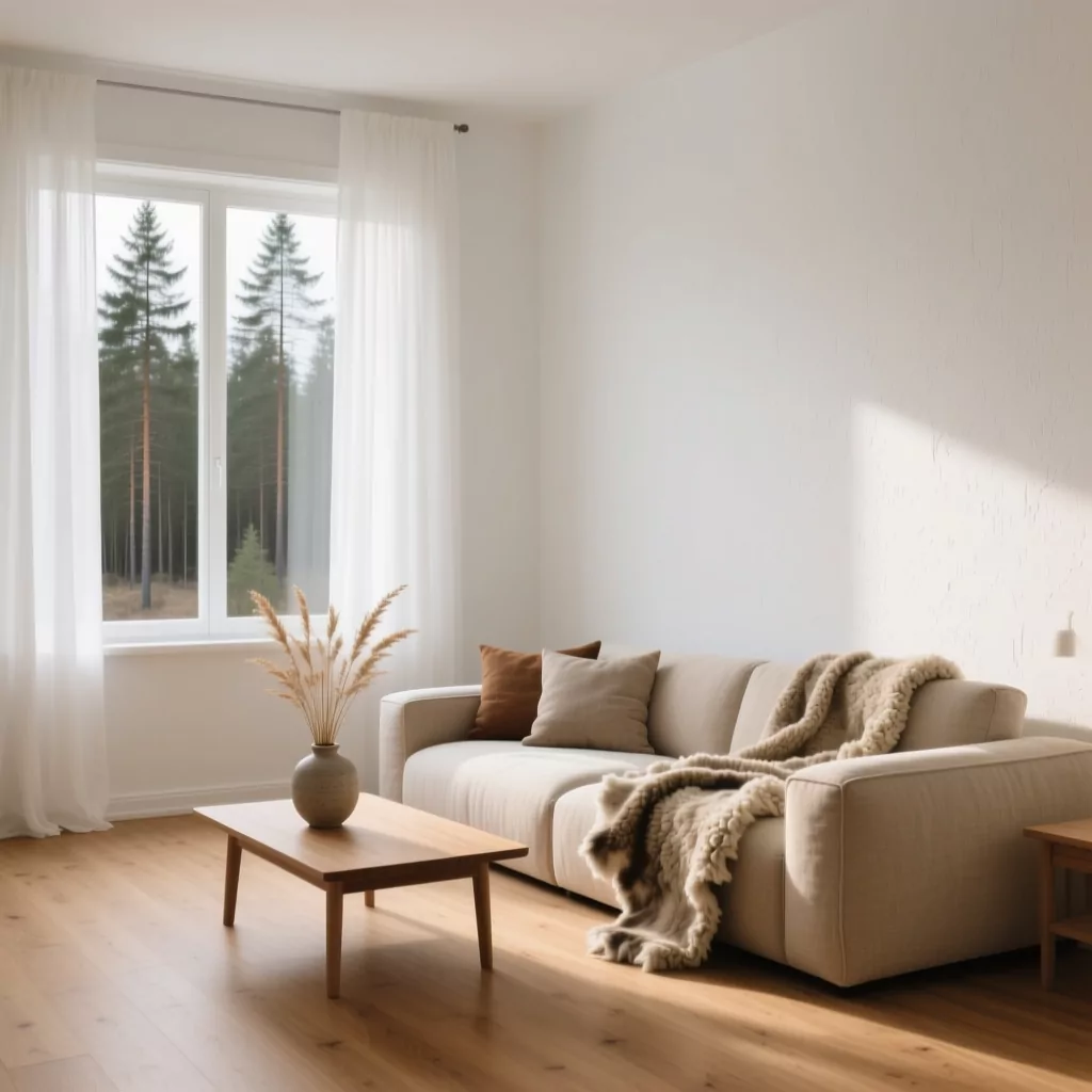 Không gian phòng ngủ tối giản đẹp phong cách Scandinavian