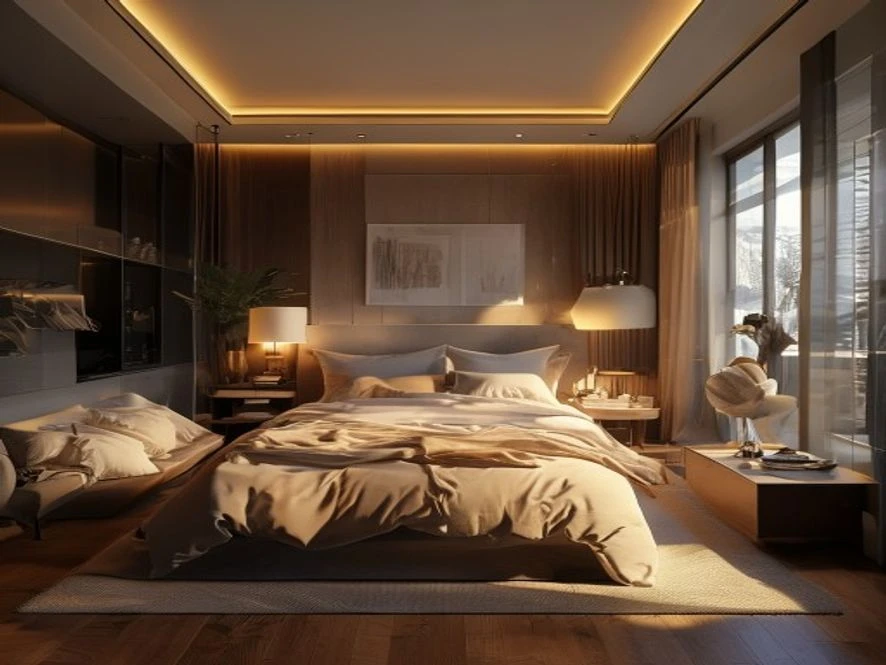 Quy trình đo đạc thực tế cho mẫu nội thất phòng ngủ 25m2 đẹp