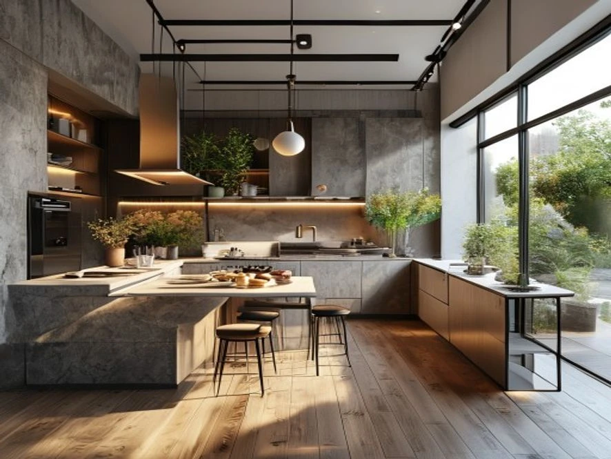 Quy trình thiết kế mẫu nội thất phòng bếp 15m2 đẹp chuyên nghiệp