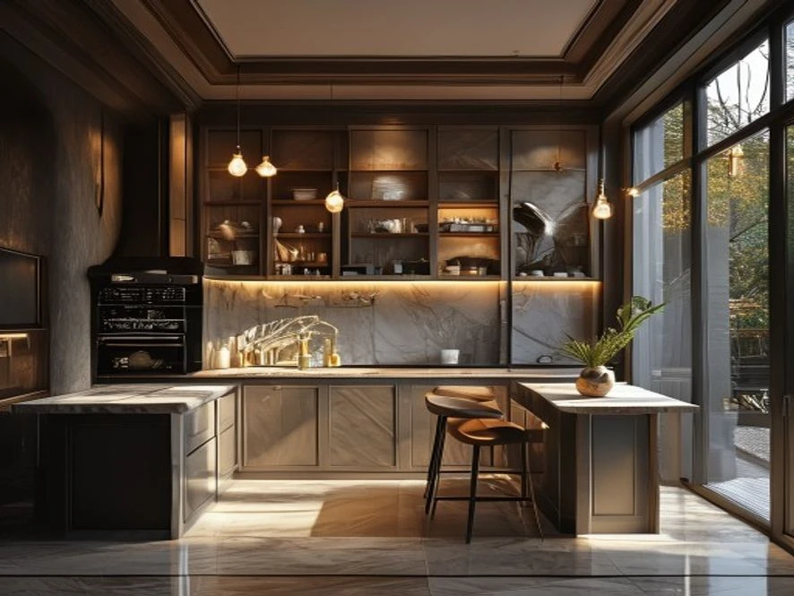 Sai lầm phổ biến khi thiết kế bếp 12m2