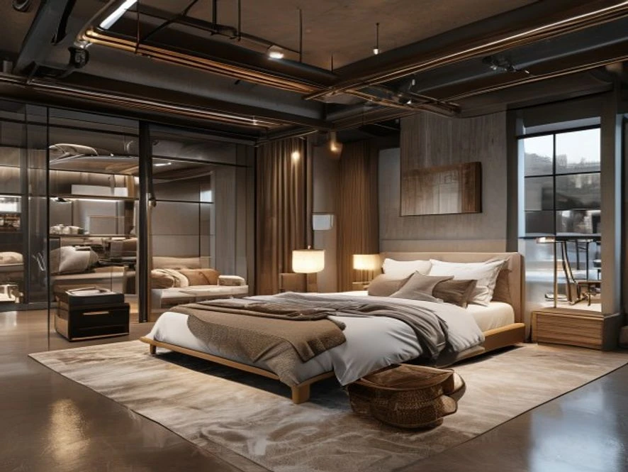 Sản xuất nội thất phòng ngủ 30m2 tại xưởng