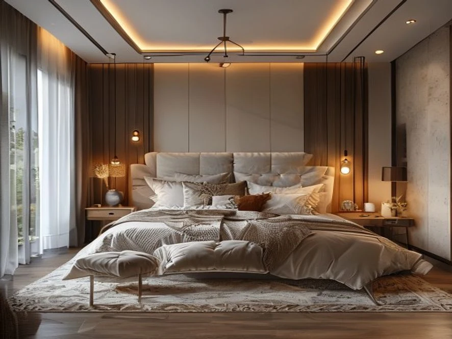 So sánh hiệu quả làm việc giữa tự làm và thuê mẫu nội thất phòng ngủ 10m2 đẹp