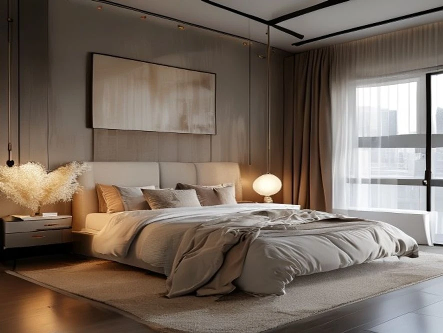 So sánh sự khác biệt rõ rệt giữa tự làm và thuê cho mẫu nội thất phòng ngủ 25m2 đẹp