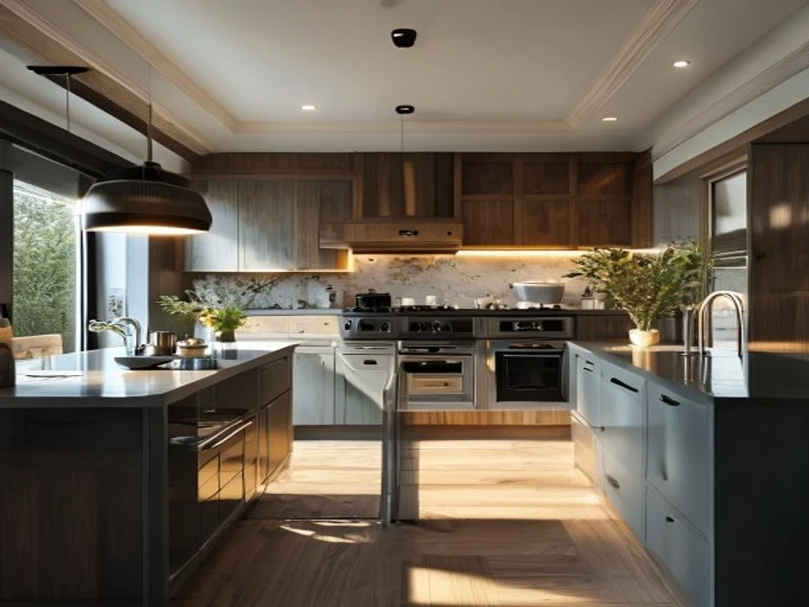 So sánh tự làm và thuê đơn vị chuyên nghiệp cho nội thất phòng bếp 20m2
