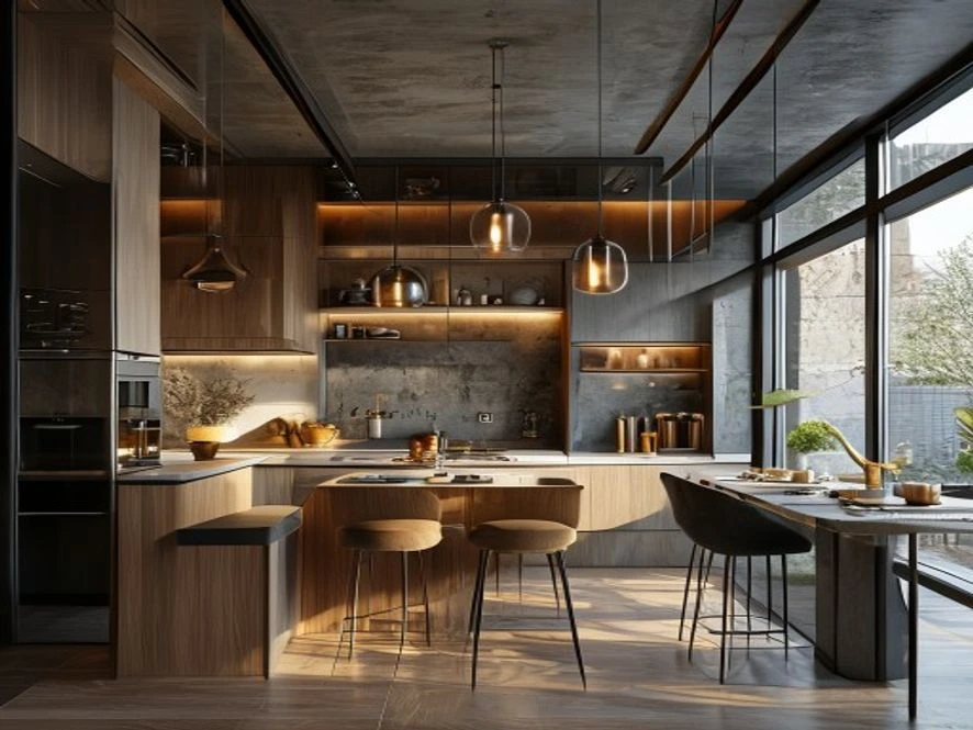 So sánh tự làm và thuê đơn vị chuyên nghiệp thiết kế nội thất phòng bếp 20m2