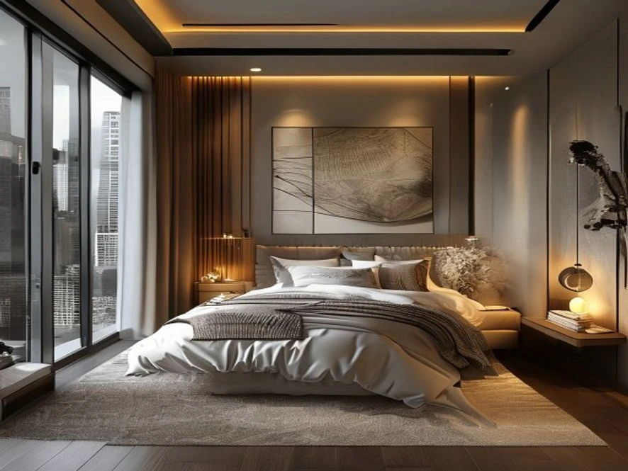 So sánh tự làm và thuê đơn vị thiết kế mẫu nội thất phòng ngủ 12m2 đẹp
