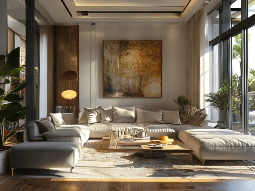so sánh tự làm và thuê thiết kế nội thất phòng khách 20m2 chuyên nghiệp