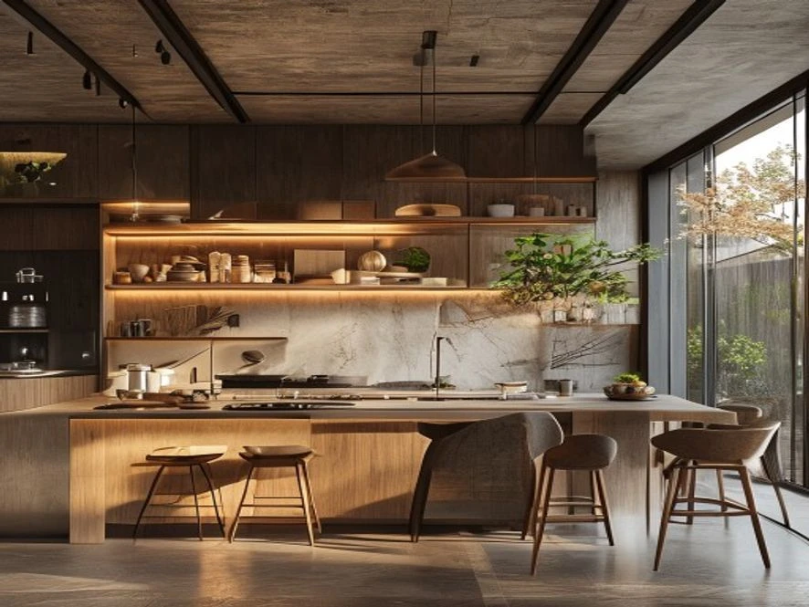Sự giao thoa Nhật Bản và Bắc Âu trong thiết kế bếp
