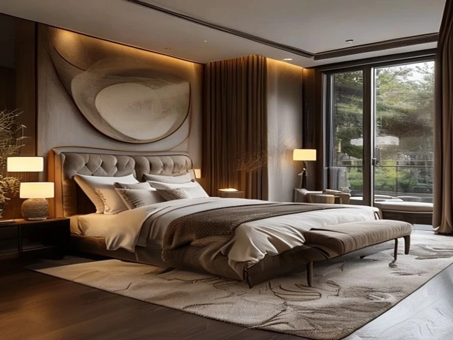 Tập trung khu vực nghỉ ngơi chính phòng ngủ