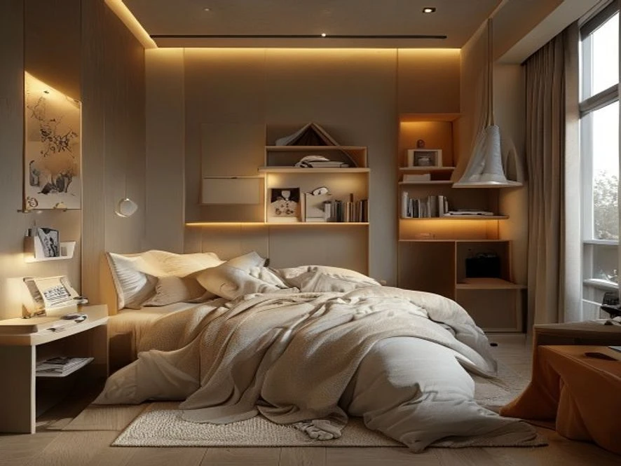 Tập trung tối ưu không gian ngủ cho phòng ngủ nhỏ