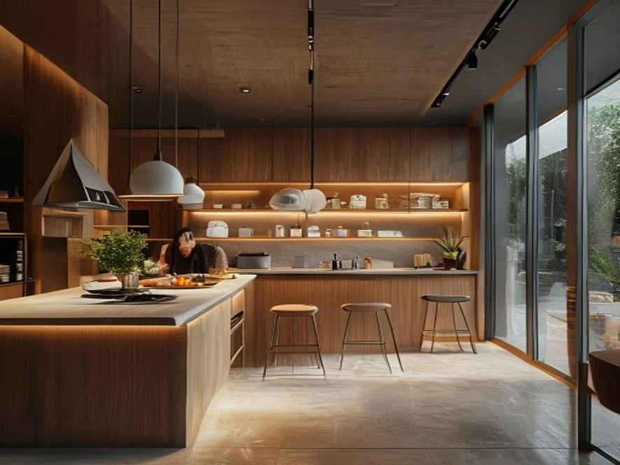 Thi công nội thất phòng bếp 15m2 tại Nội Thất TP